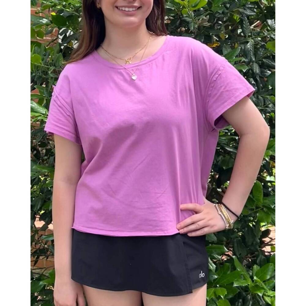 NEW YELETE round neck t-shirt in orchard
